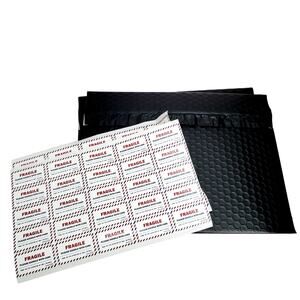 Side Opening 27 Pack Black Bubble Mailers 13 X 10
